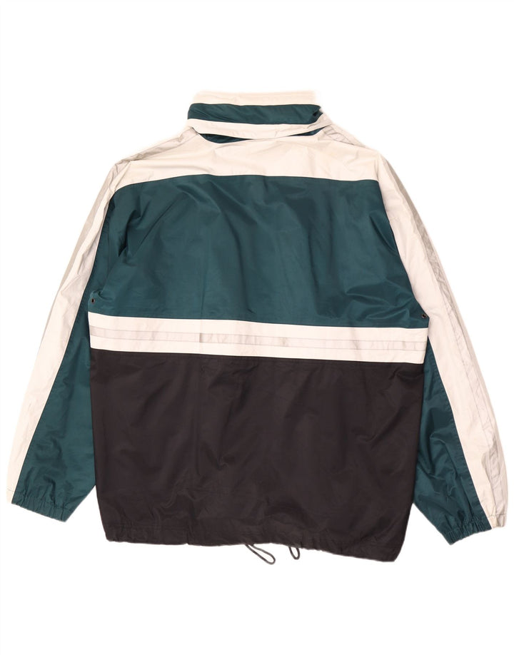 Jachetă de ploaie cu glugă pentru bărbați Shamp EU 56 XL Verde Poliamidă color bloc