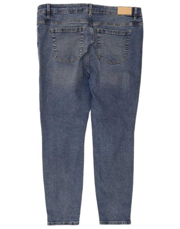 Blugi skinny pentru femei Joules UK 18 XL W38 L28 Blue Bumbac