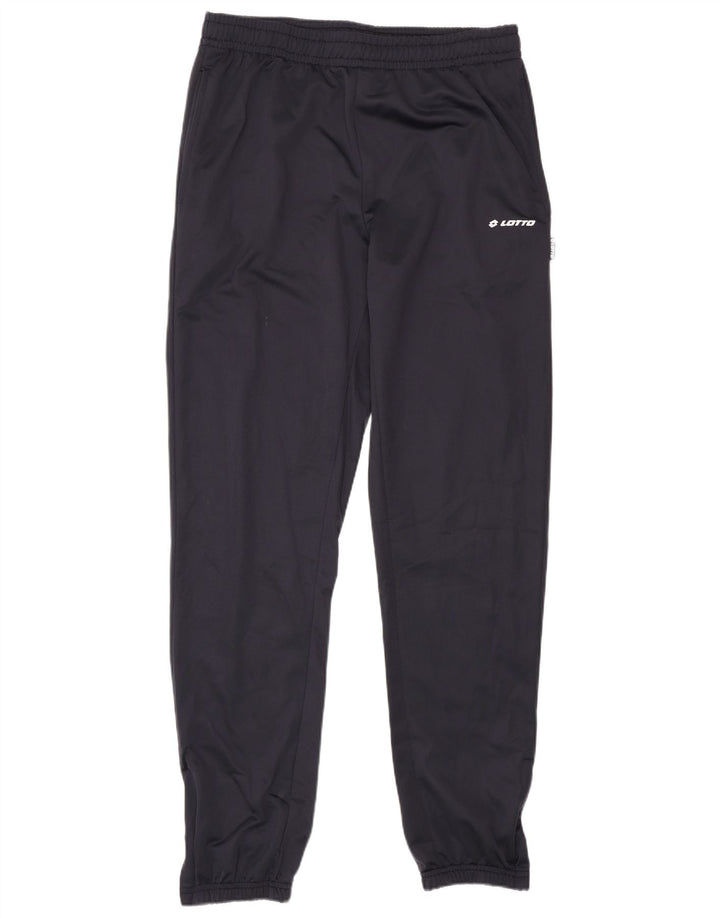 LOTTO Mens Tracksuit Trousers Joggers XL Navy Blue Polyester
