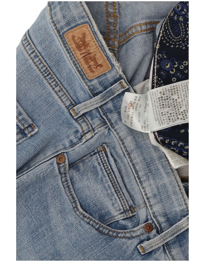 Blugi drepti pentru femei Levi's 525 W32 L32 Bumbac albastru