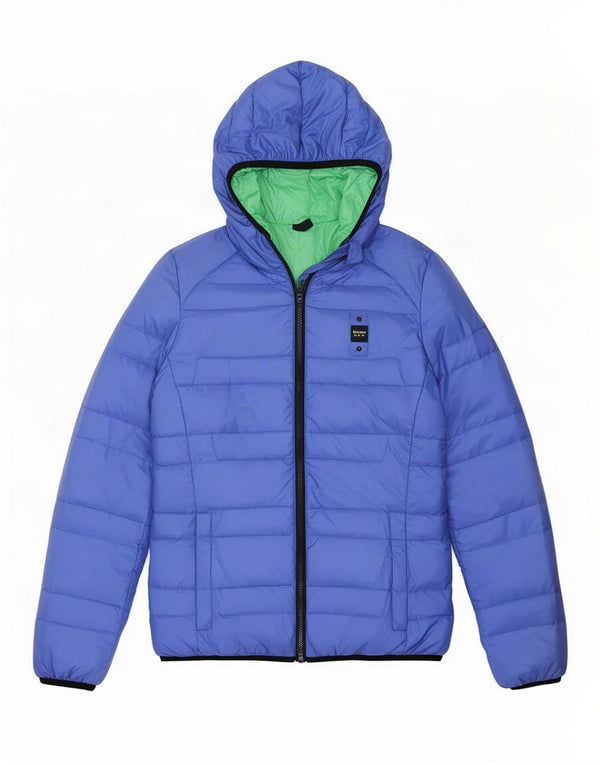 Jachetă căptușită cu glugă Blauer pentru femei UK 10 Small Blue Poliamidă