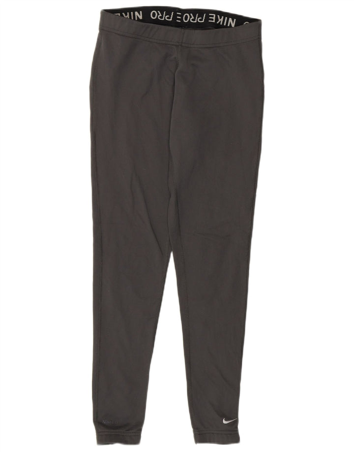 Leggings pentru femei NIKE Fit Dry US 0/2 XS poliester gri