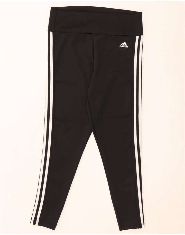 Leggings Aeroready pentru femei Adidas Marea Britanie 16/18 Poliester negru mare
