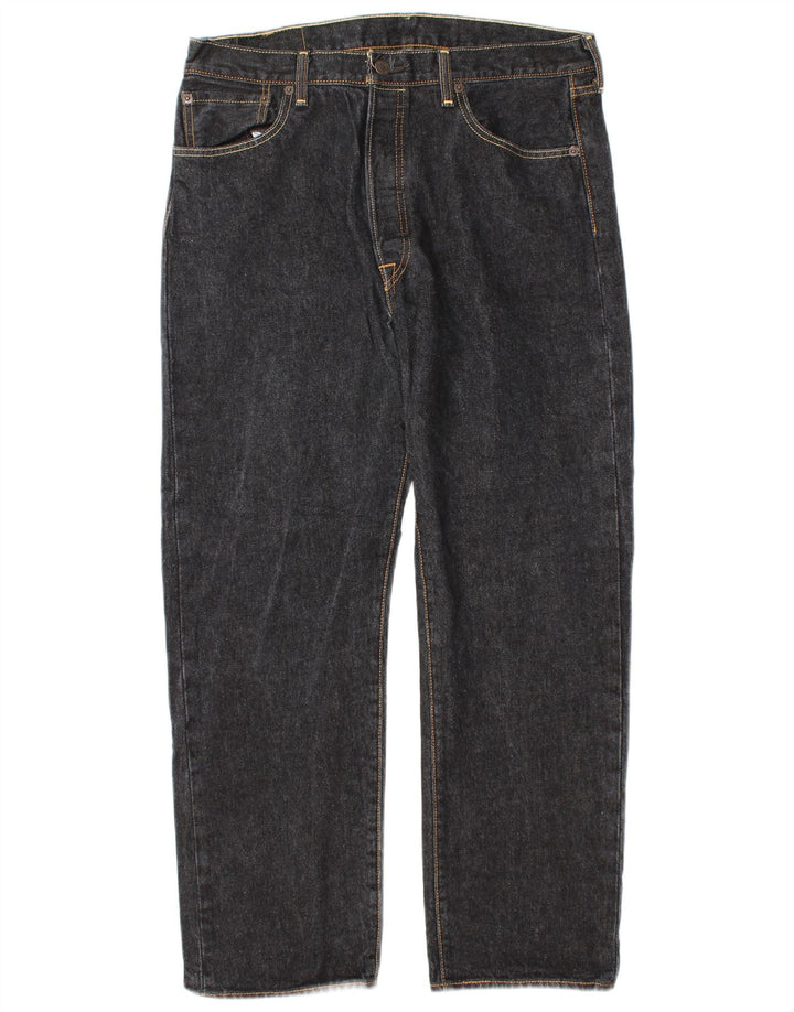 Blugi drepti pentru bărbați Levi's 501 W36 L32 bumbac gri