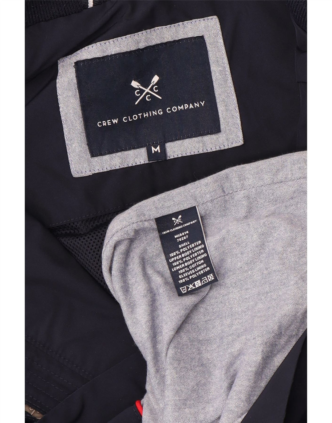 Crew Clothing Jachetă utilitare pentru bărbați UK 38 Medium Bleumarin Poliester