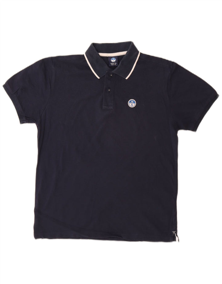Cămașă polo pentru bărbați North Sails XS Bumbac bleumarin