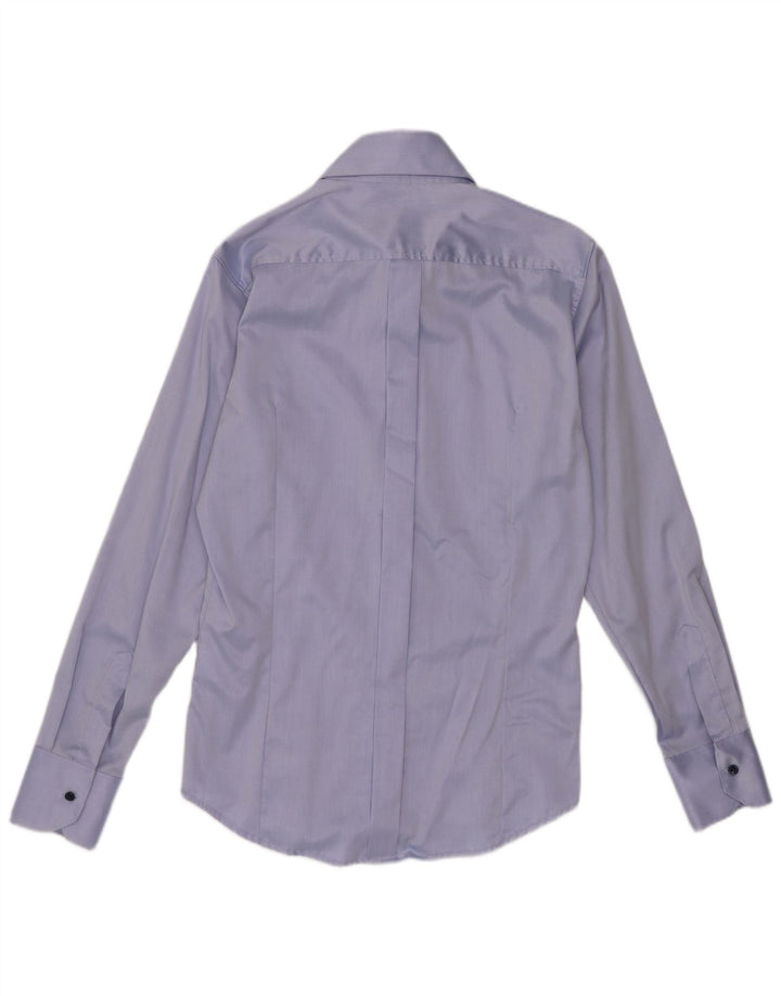 Cămașă pentru bărbați Naracamicie XS Blue Cotton Classic