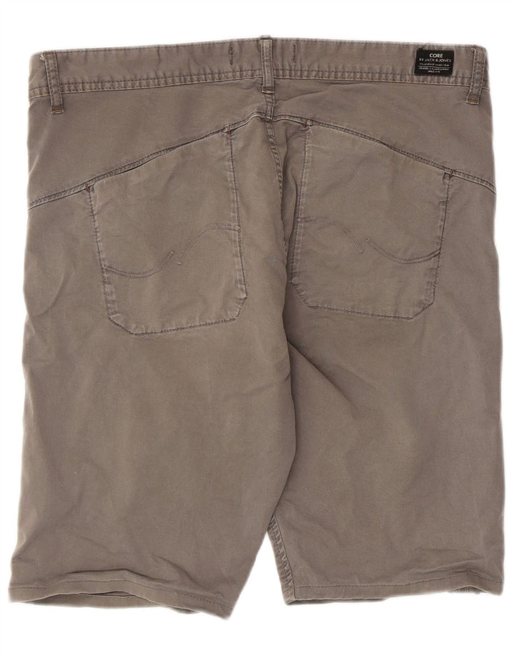 Pantaloni scurți chino pentru bărbați Jack & Jones W34, bumbac gri mare