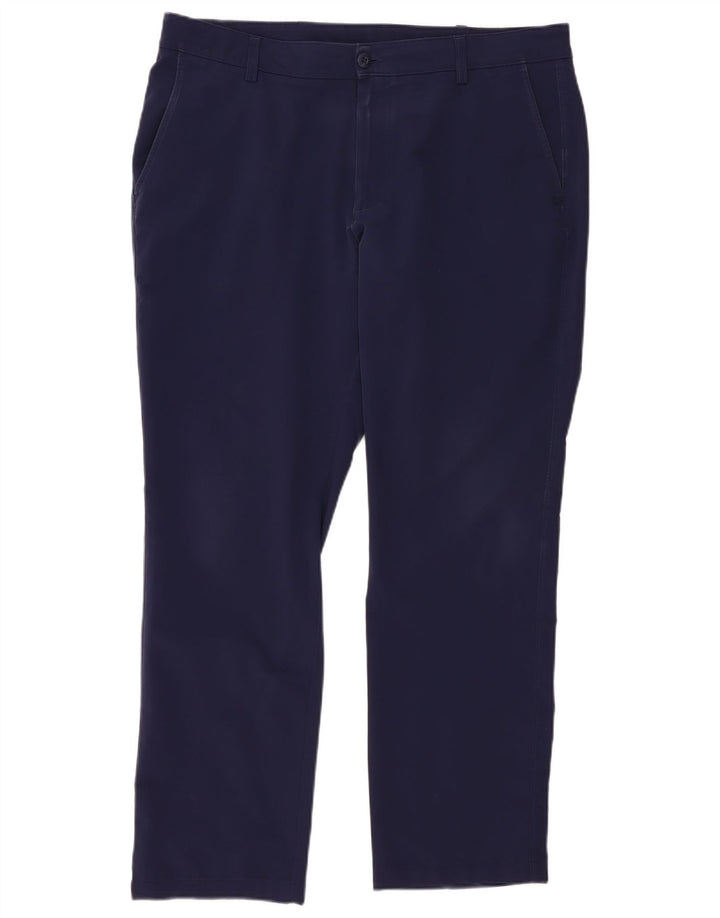 Pantaloni chino drepti pentru bărbați Under Armour W40 L32 poliester bleumarin