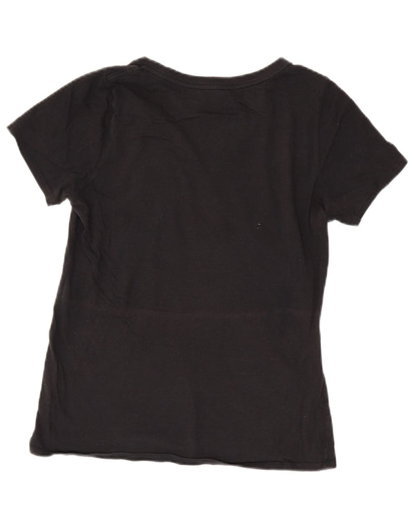 Tricou grafic Nike Womens Athletic Cut Top UK 14 Medium Negru