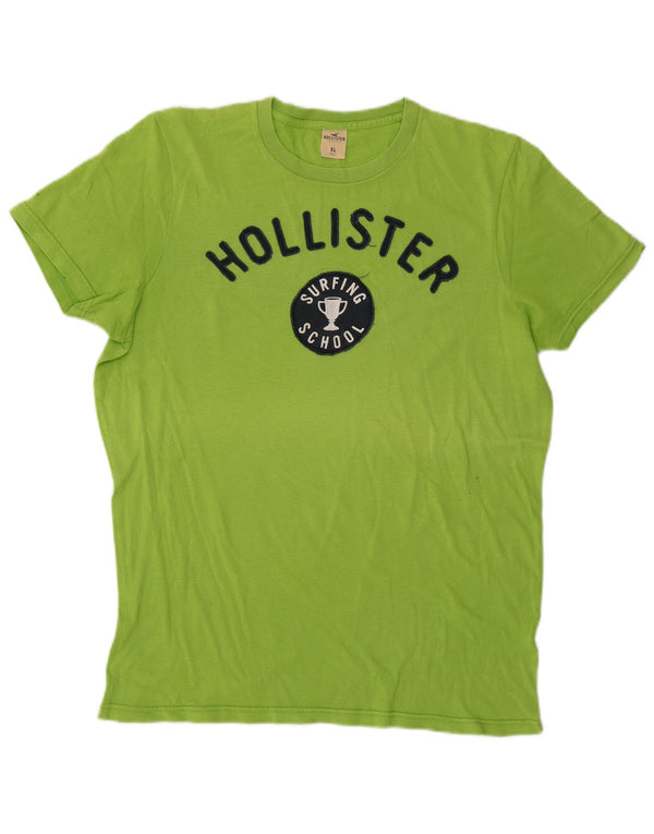 Tricou grafic pentru bărbați Hollister Top XL Verde