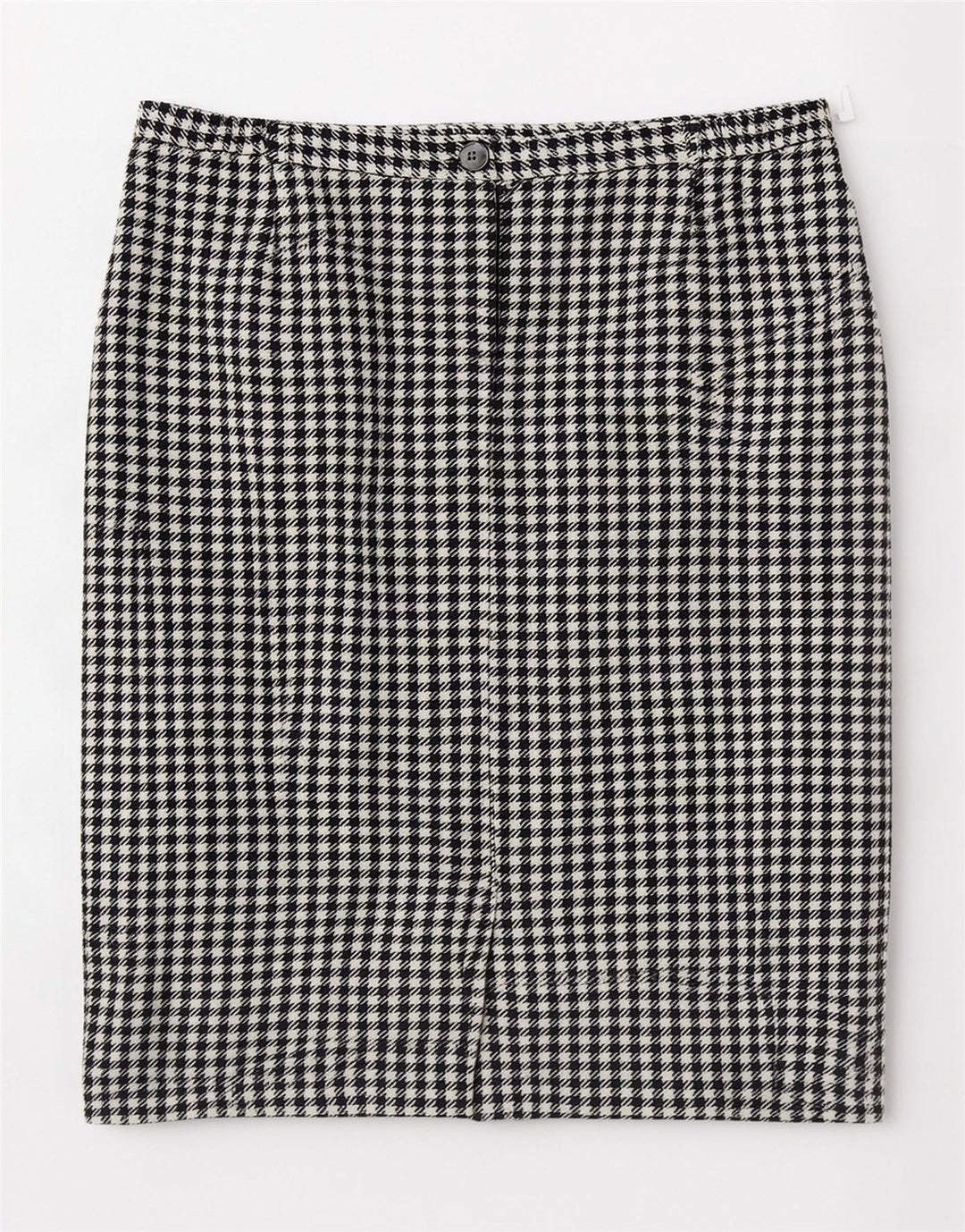 Fusta midi pentru femei Eastex UK 14 Medium W30 Lână neagră cu picior de gală