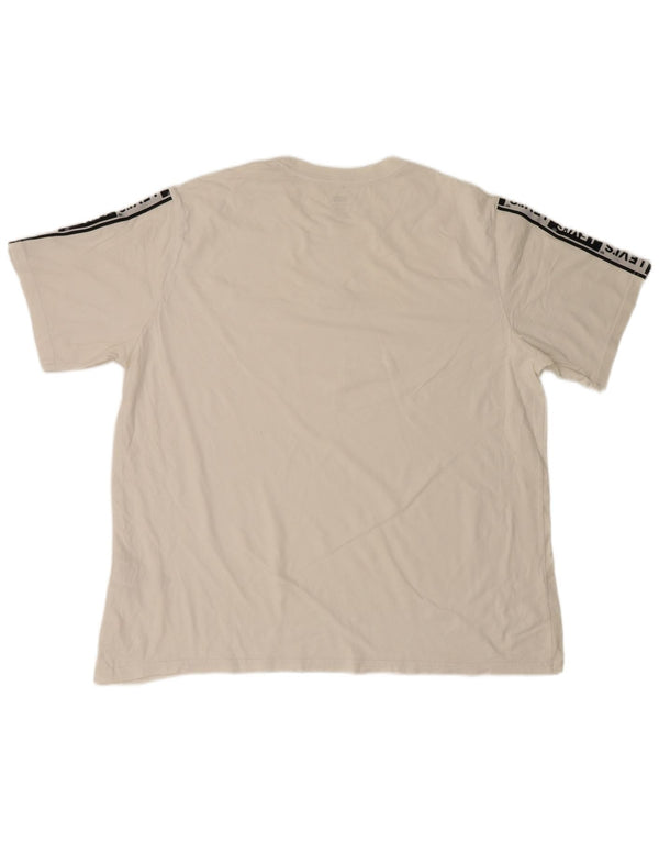Tricou cu grafic relaxat Levi's pentru bărbați Top XL Bumbac alb