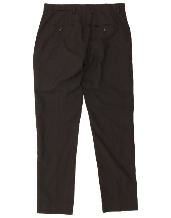Pantaloni de costum slim pentru bărbați French Connection L32 L31 Poliester negru