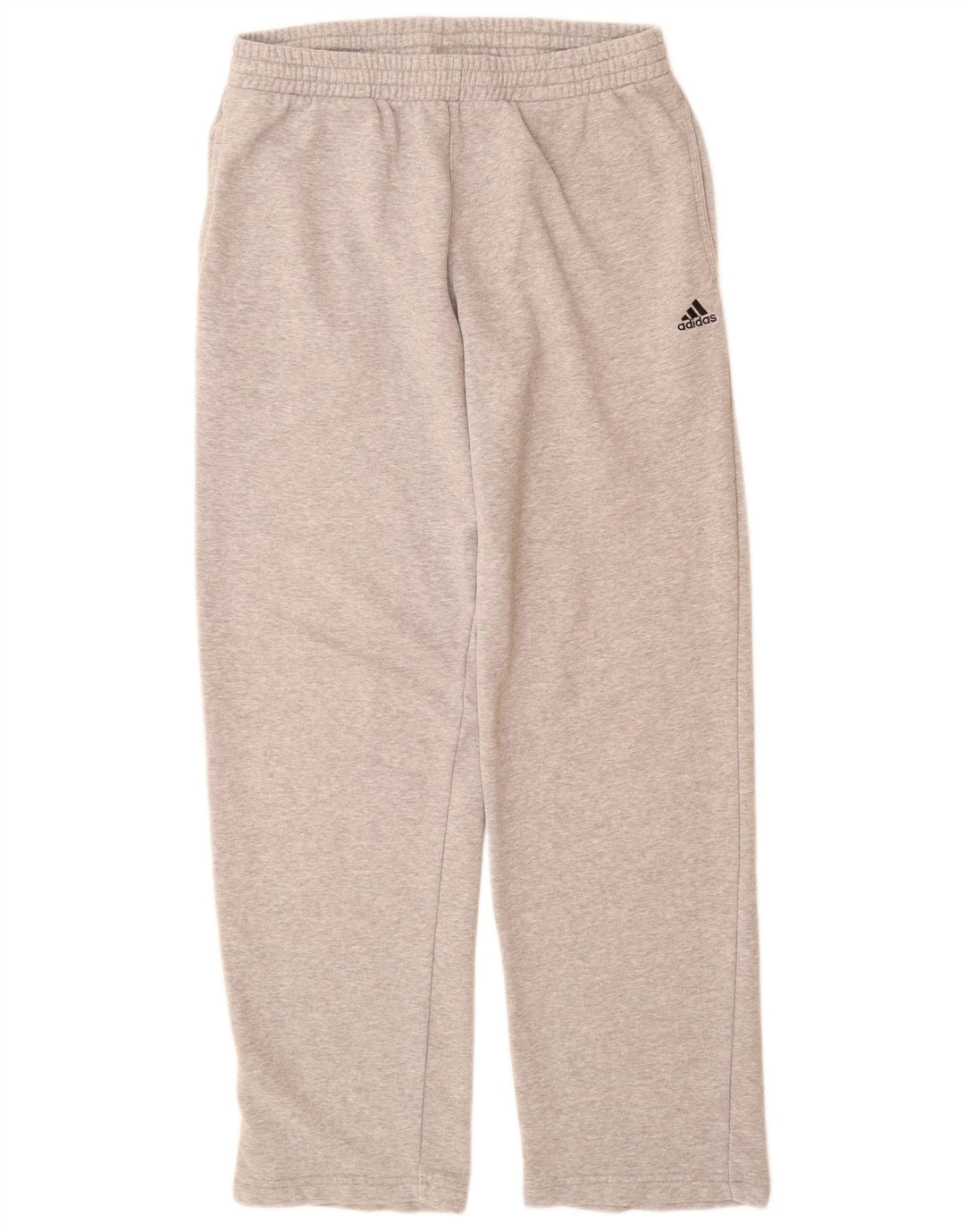 Pantaloni de trening Adidas pentru bărbați, bumbac cu pete gri medii