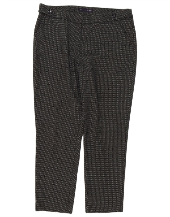 Marks & Spencer Pantaloni de costum scurt pentru femei UK 12 Medium W34 L26 Gri Check