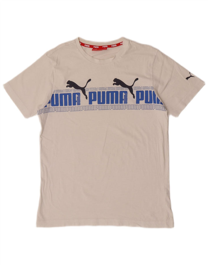Tricou grafic Puma pentru băieți Top 15-16 ani alb