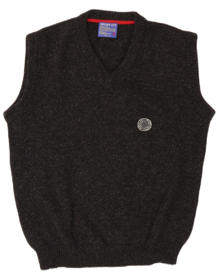 Sport Ice Mens Iceberg Vest Tank Top Lână virgină pete gri mediu