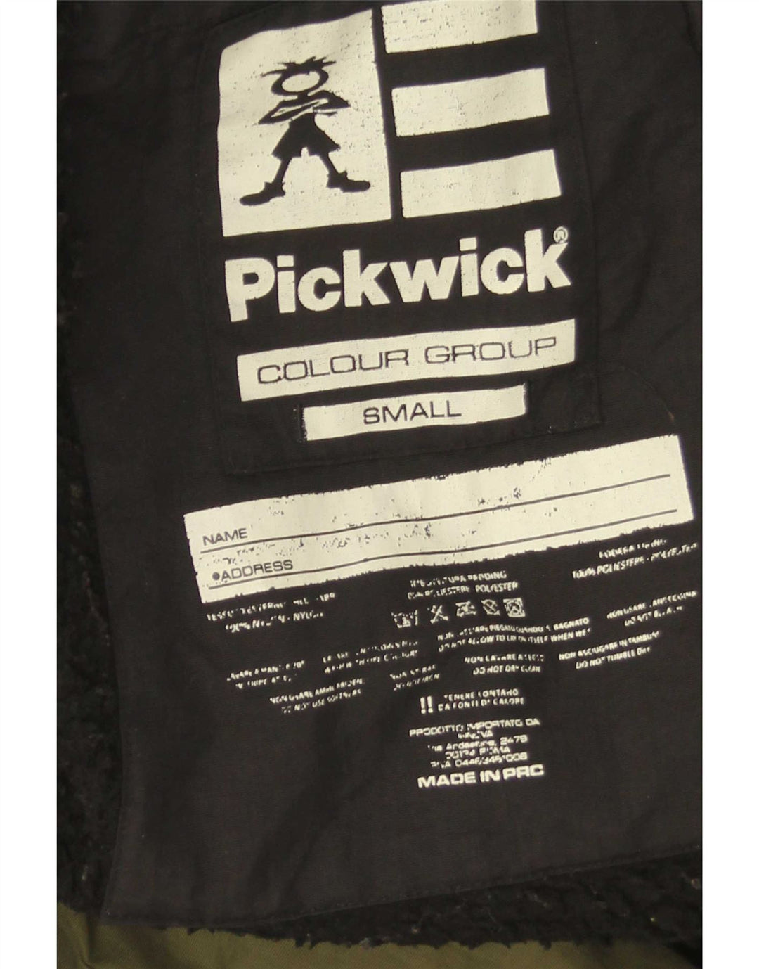 Jachetă parka supradimensionată pentru femei cu glugă Pickwick UK 10, color verde, mic