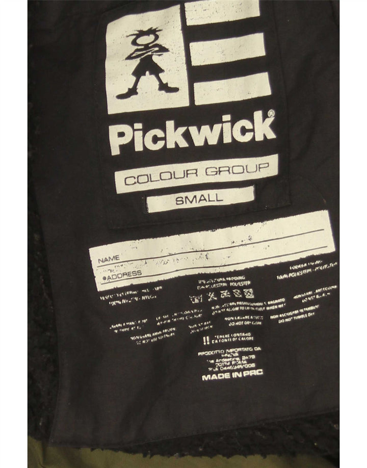 Jachetă parka supradimensionată pentru femei cu glugă Pickwick UK 10, color verde, mic