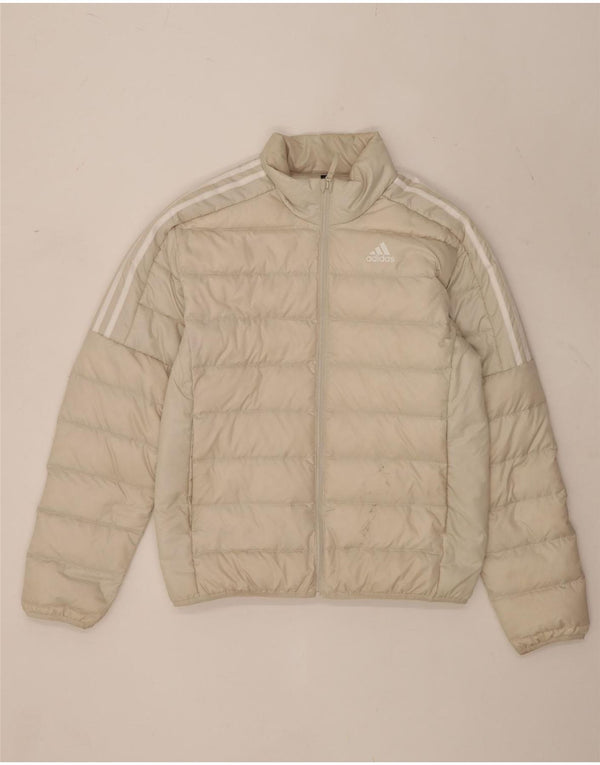 Jachetă căptușită pentru bărbați Adidas UK 38 Medium Bej Poliester