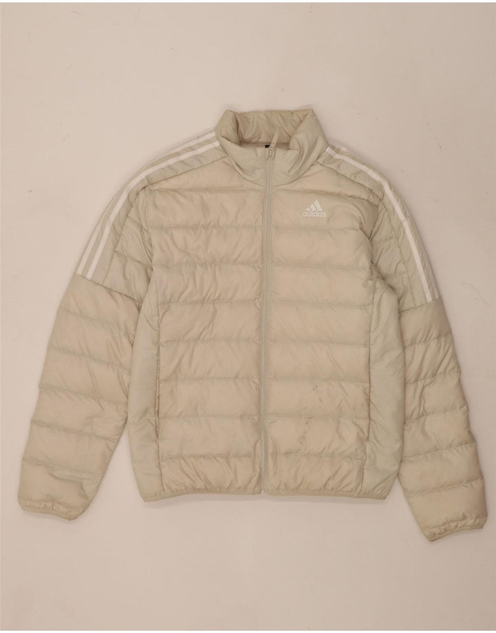 Jachetă căptușită pentru bărbați Adidas UK 38 Medium Bej Poliester