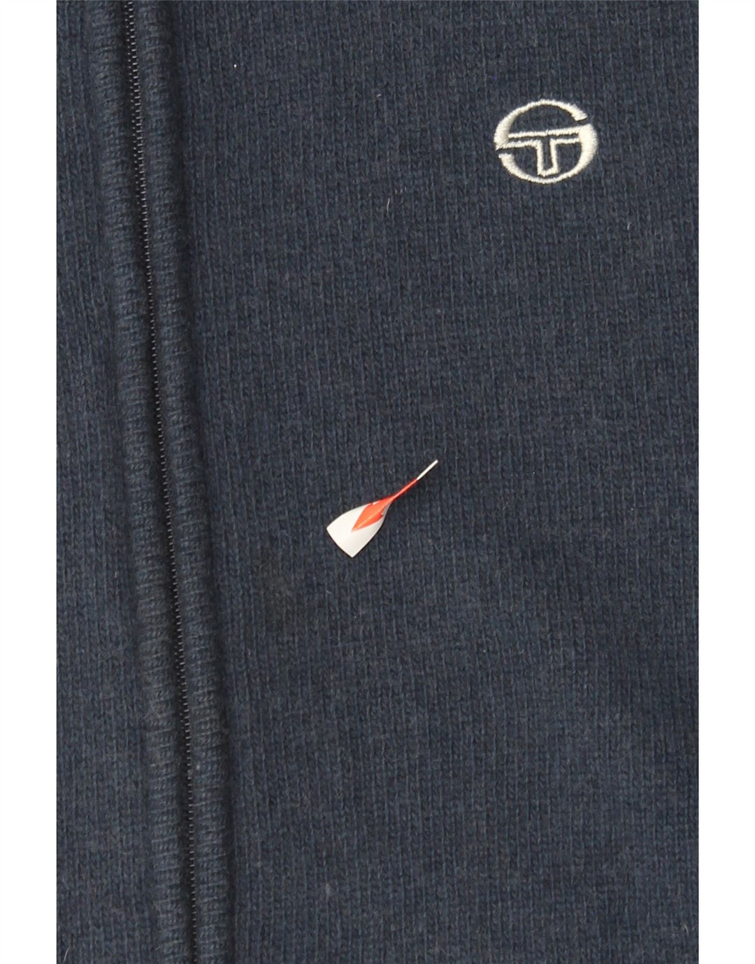 Pulover cardigan fără mâneci pentru femei Sergio Tacchini UK 12 Medium Bleumarin