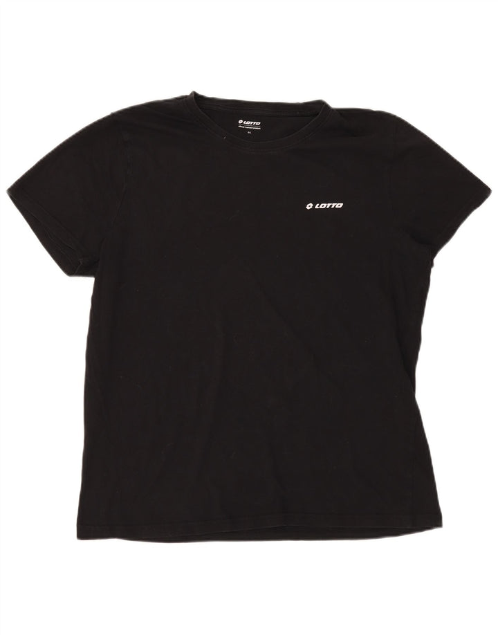 LOTTO Tricou pentru femei Top UK 16 Large Black Bumbac