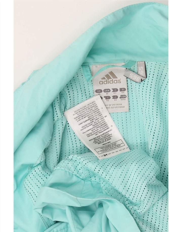 ADIDAS Womens Clima 365 Tracksuit Top Jacket UK 14 Medium  Blue Polyester Vintage Adidas and Second-Hand Adidas from Messina Hembry 