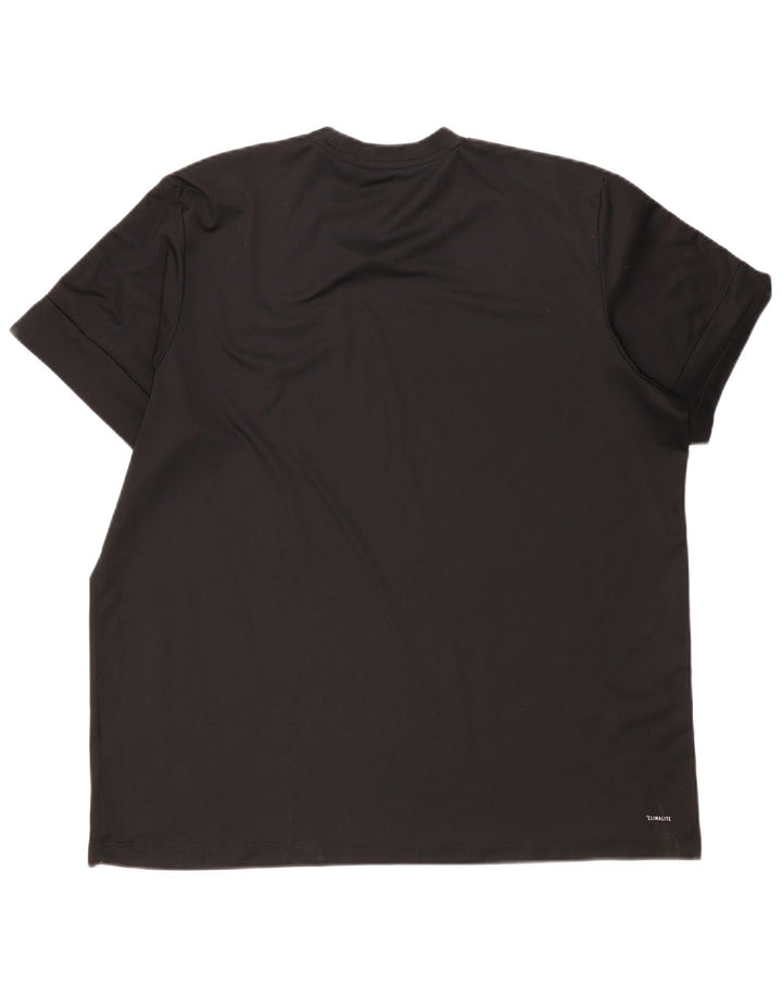 Tricou Adidas Climalite Graphic Top 2XL Negru Poliester