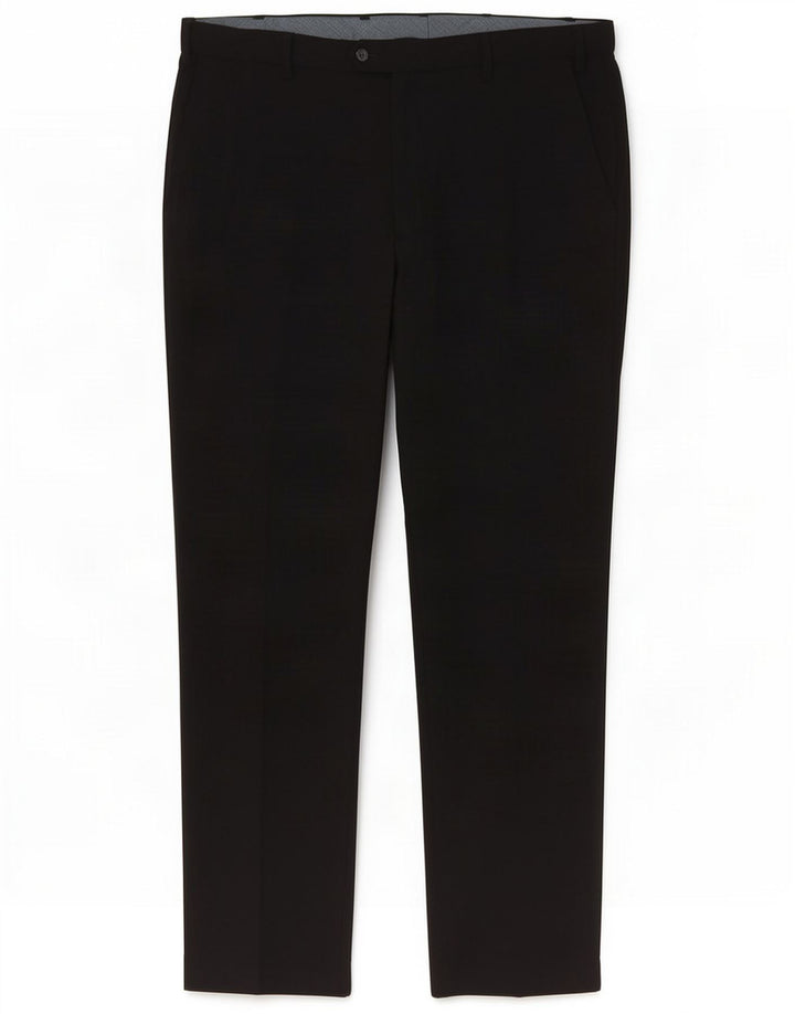 Marks & Spencer Pantaloni de costum pentru bărbați cu ajustare normală L38 L31 Poliester negru