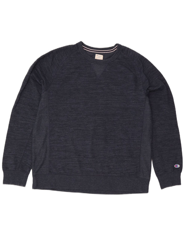 Pulover pentru bărbați Champion, 2XL, bumbac cu pete albastru marin