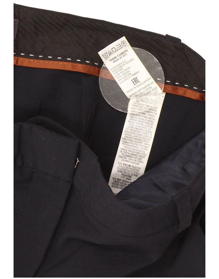 Pantaloni chino pentru femei Marks & Spencer UK 12 Medium W32 L29 Bleumarin