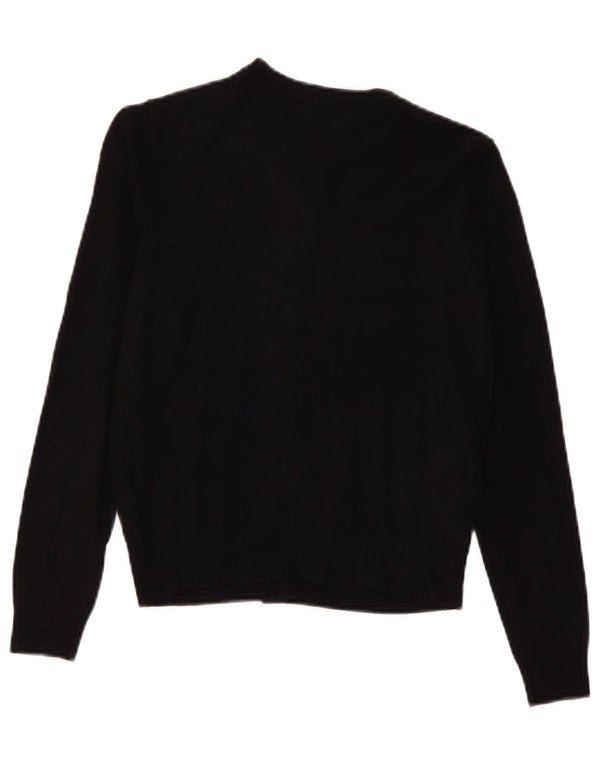 Pulover cardigan pentru femei Marks & Spencer UK 10 Small Black Viscose