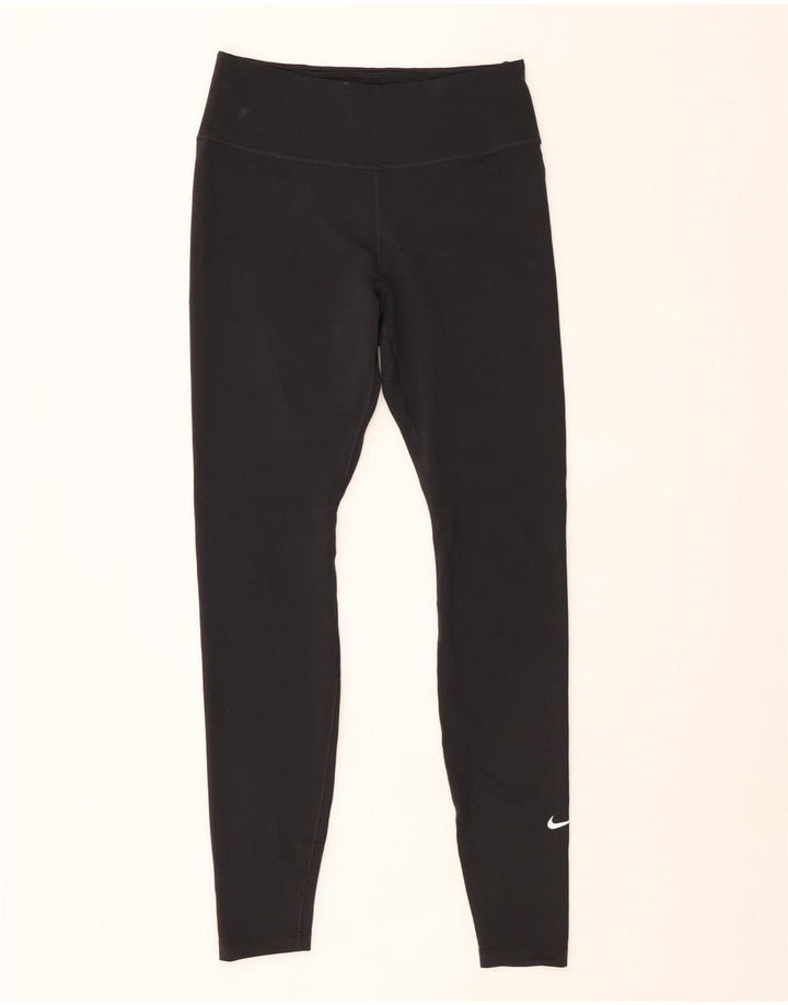 Leggings Dri Fit NIKE pentru femei UK 12 Poliester mediu negru