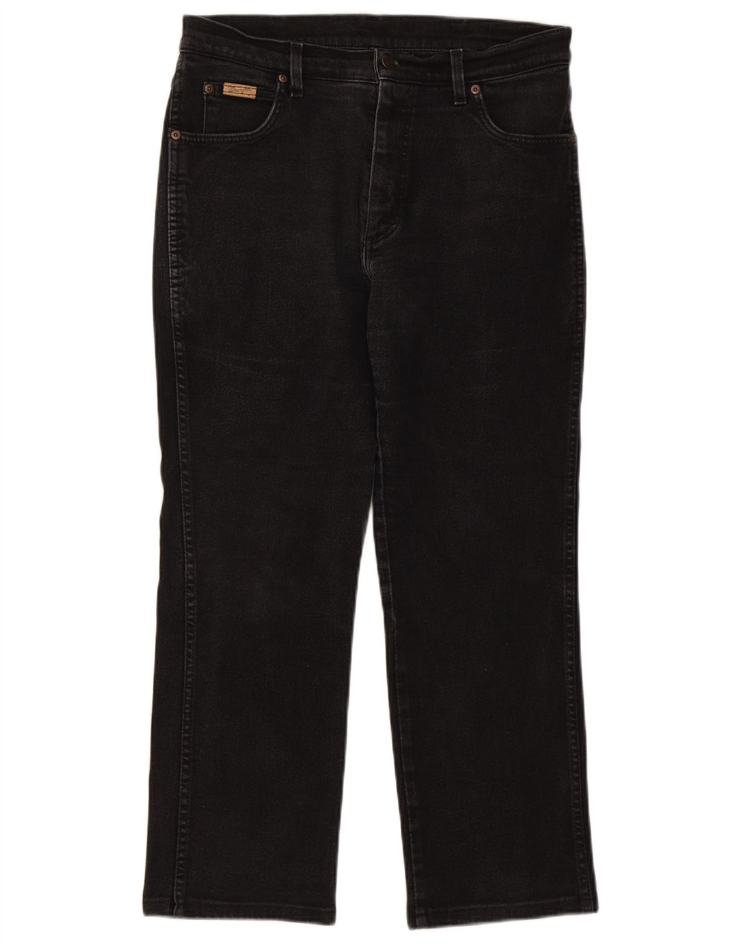 Blugi drepte pentru bărbați Wrangler Texas W34 L27 negri