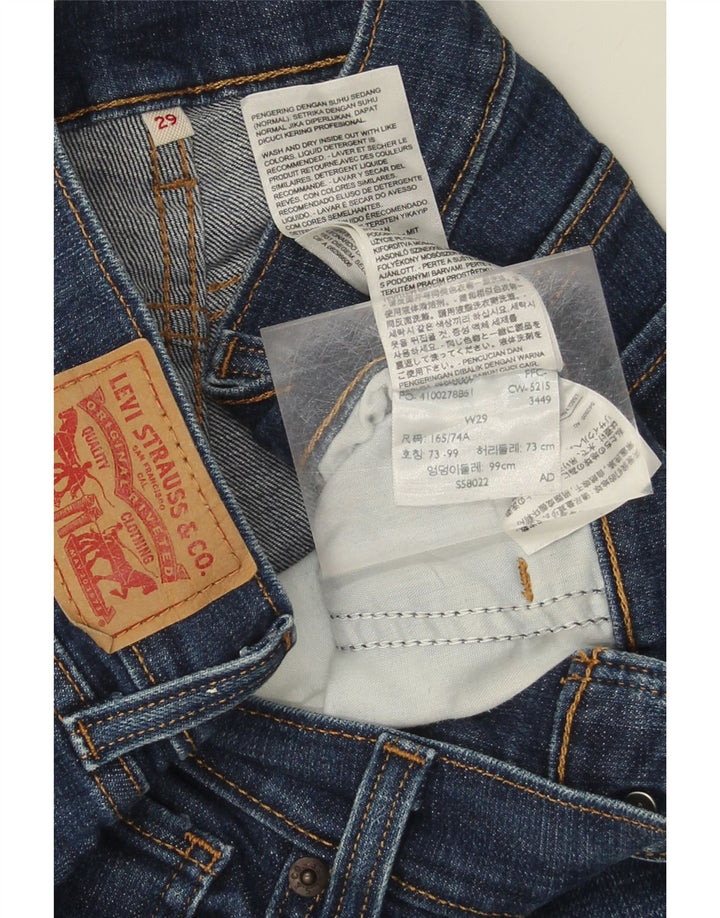 LEVI'S Womens Capri Jeans W29 L21 Navy Blue Cotton Vintage Levi's and Second-Hand Levi's from Messina Hembry 