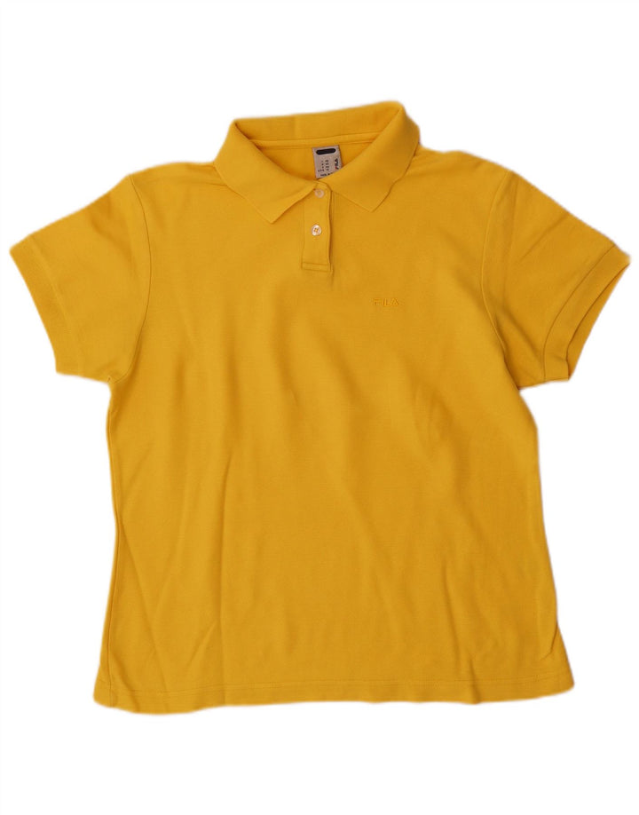 Tricou Polo Femei Fila IT 48 XL Bumbac Galben