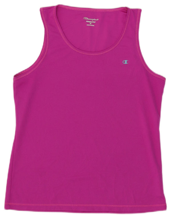 Vestă Champion Womens Top UK 12 Medium Pink Poliester