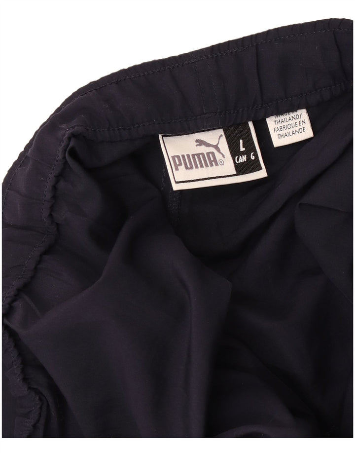 Pantaloni de trening Puma Capri pentru bărbați, mari bleumarin