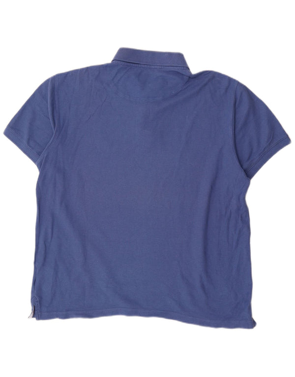 Paul Rosen Mens Polo Shirt Large Blue