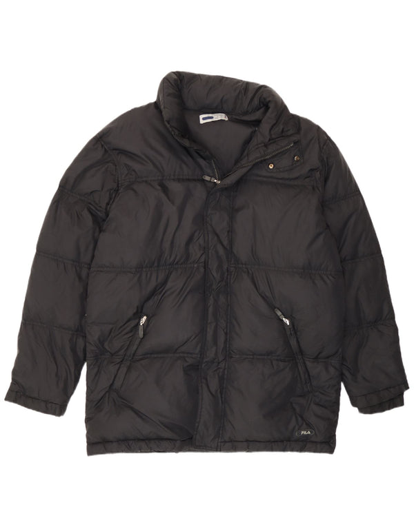 Jachetă căptușită pentru bărbați Fila IT 46/48 Medium Negru