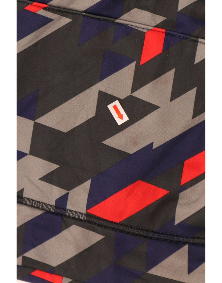 UNDER ARMOUR Pulover cu glugă largi pentru fete 11-12 ani mare roșu geometric