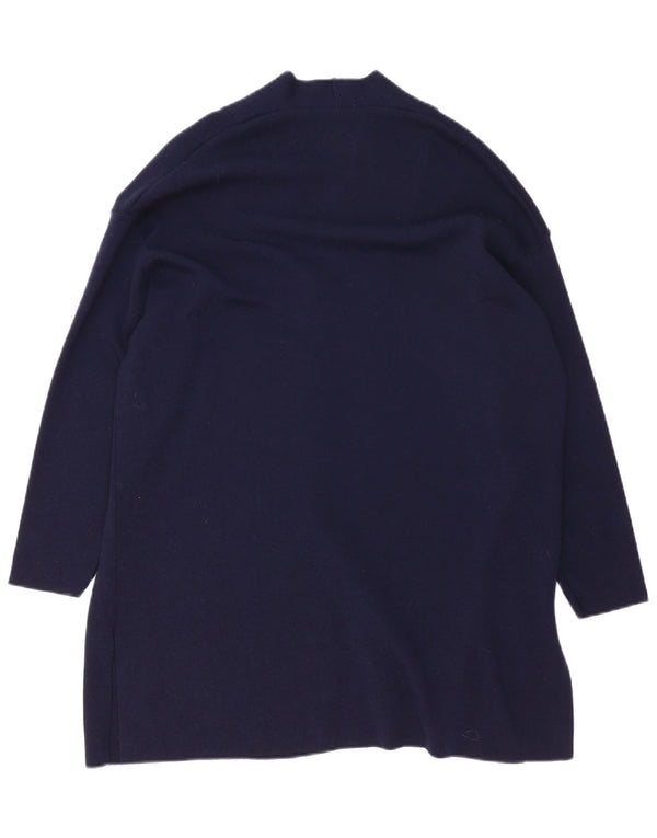 Pulover cardigan cu paragate pentru femei Marks & Spencer UK 12 Medium Bleumarin