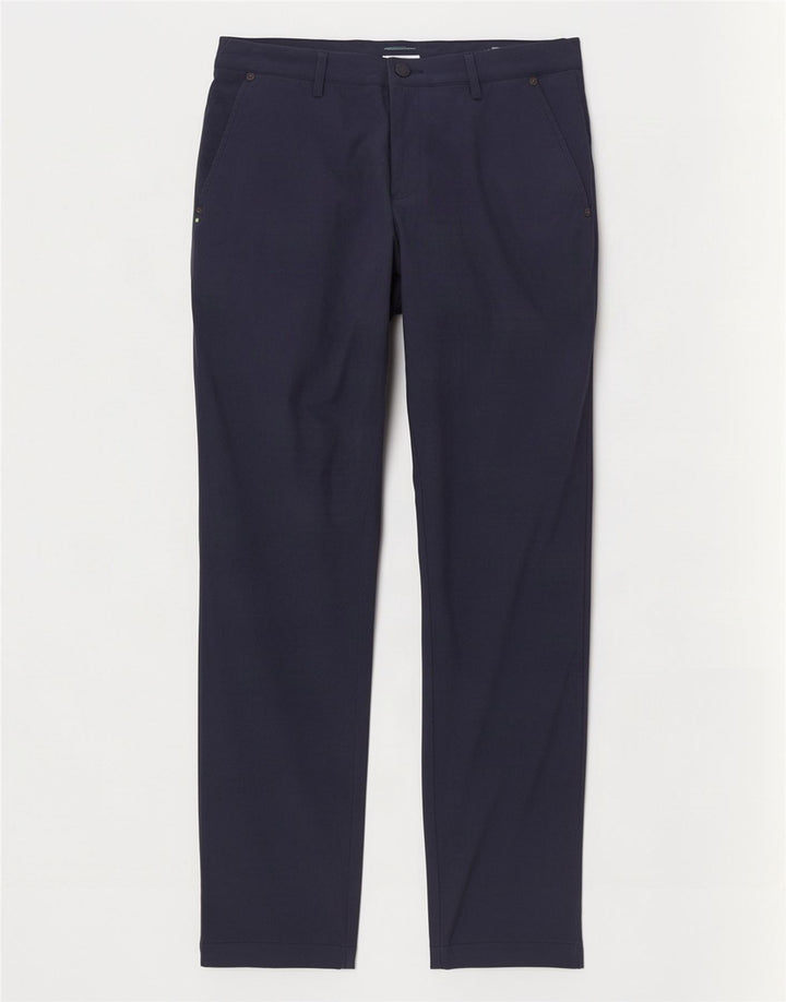 Pantaloni chino slim pentru bărbați Hugo Boss L30 L31 poliester bleumarin