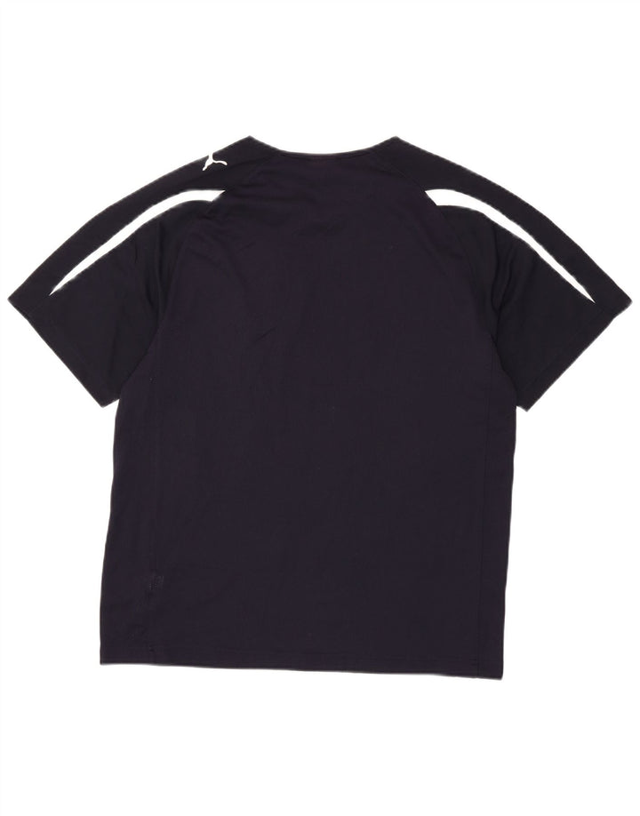 Tricou grafic PUMA pentru bărbați Top Mediu Bleumarin Poliester color bloc