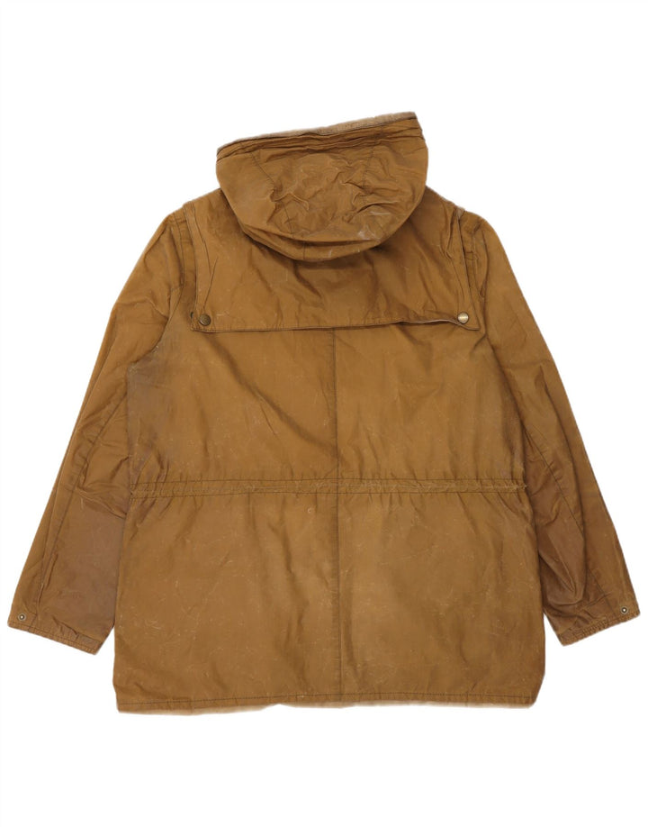Jachetă pentru femei Barbour din bumbac cerat cu glugă UK 14 Maro mare