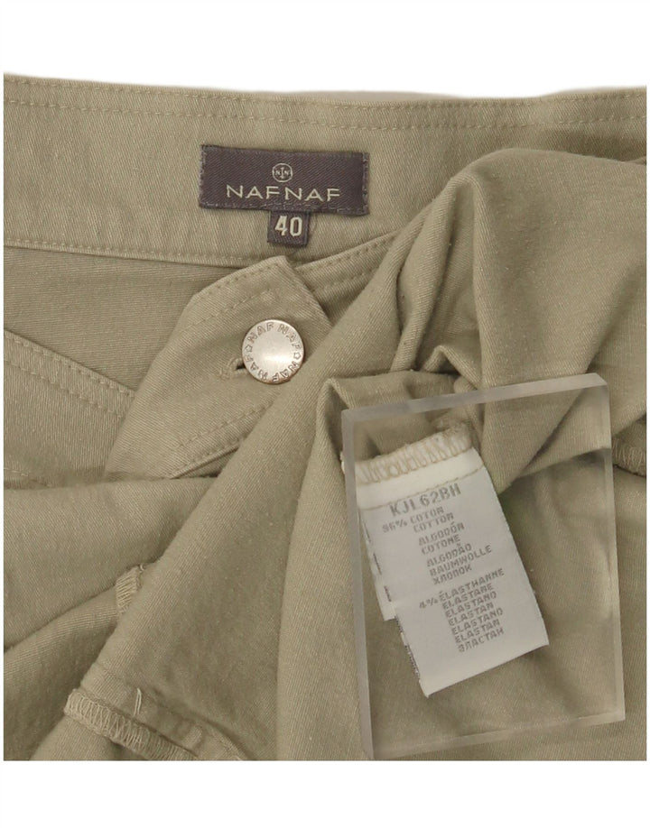 Fusta mini pentru femei NAF NAF EU 40 Medium W28 Bumbac kaki