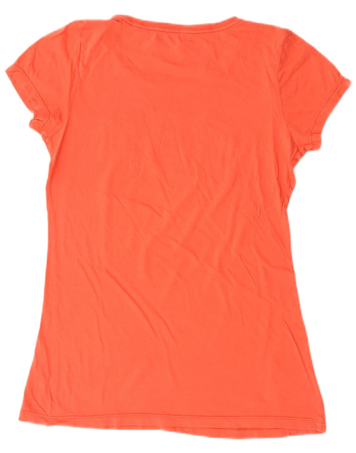 Tricou grafic Gap pentru femei Top UK 14 Bumbac portocaliu mediu