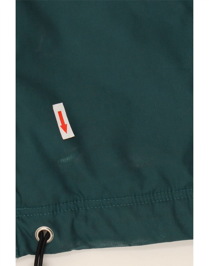 Jachetă de vânt cu glugă pentru bărbați Ellesse UK 38, verde mediu, colorblock